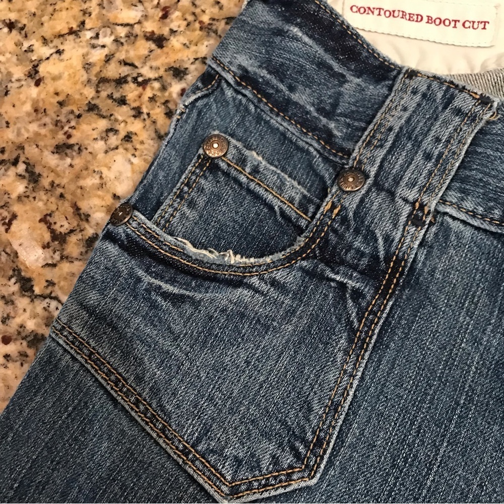 ▪️VINTAGE BANANA REPUBLIC Contoured Boot Cut Jeans - Picture 2 of 14